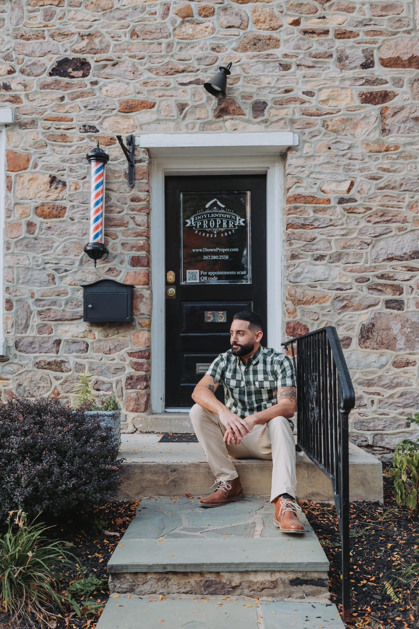 Leo Costante, owner and master barber